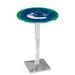 Holland Bar Stool NHL 30" Pedestal Dining Table Metal in Gray | 42 H x 30 W x 30 D in | Wayfair L217C4228VanCan