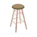 Holland Bar Stool Swivel 24" Counter Stool Wood/Upholstered/Leather in Gray | 24 H in | Wayfair RC24MTNat013