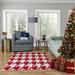 The Holiday Aisle® Springville Square Pillow Cover & Insert Polyester/Polyfill blend | 16 H x 16 W x 6 D in | Wayfair HLDY1541 30625646