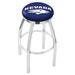 Holland Bar Stool NCAA 36" Swivel Bar Stool Upholstered/Metal in Gray | 36 H x 19 W x 19 D in | Wayfair L8C2C36NevaUn