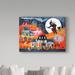 The Holiday Aisle® 'All Hallows Eve Halloween Witch' Acrylic Painting Print on Wrapped Canvas Canvas | 14 H x 19 W x 2 D in | Wayfair