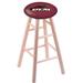 Holland Bar Stool NCAA 24" Bar Stool Wood/Plastic/Acrylic in Brown | 24 H x 18 W x 18 D in | Wayfair RC24MSNatLA-Mon