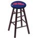 Holland Bar Stool NCAA 30" Bar Stool Wood/Plastic/Acrylic in Brown | 30 H x 18 W x 18 D in | Wayfair RC30MSDCMssppU