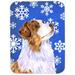 The Holiday Aisle® The Holiday Aisle Ashlynn Australian Shepherd Glass Cutting Board Glass | 0.15 H x 11.25 W in | Wayfair