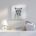 Harriet Bee 'Cute Critter Raccoon' Canvas Art Canvas | 16 H x 16 W x 1.5 D in | Wayfair HRBE1476 44375051