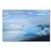 Trademark Fine Art 'Blue Exception' Photographic Print on Wrapped Canvas Canvas, Crystal | 12 H x 19 W x 2 D in | Wayfair PSL0627-C1219GG