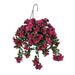 Charlton Home® Faux Azalea Floral Arrangement in Handle Planter | 25 H x 20 W x 20 D in | Wayfair 76EFF0B8C8934F05960E1917832C179E