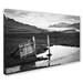 Trademark Fine Art Beyond the Gate by Philippe Sainte-Laudy Photographic Print on Wrapped Canvas in Black/White | 12 H x 19 W x 2 D in | Wayfair