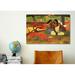 iCanvas 'Arearea, 1892' by Paul Gauguin Painting Print on Canvas in Green/Orange | 8 H x 12 W x 0.75 D in | Wayfair 1284-1PC3-12x8