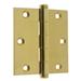 idh by St. Simons 3.06" H x 3.5" W Full Mortise Pair Door Hinge in Yellow | 3.5 H x 3.5 W x 0.123 D in | Wayfair 83535-003