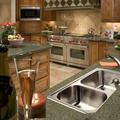Houzer Glowtone 33" L x 22" W Double Basin Drop-In Kitchen Sink Stainless Steel in Gray | 9 H x 22 D in | Wayfair 3322-9BS4-1