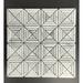 ES Stone Natural Stone Pinwheel Mosaic Wall & Floor Tile Natural Stone/Marble in Gray/White | 0.38 D in | Wayfair MM1