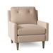 Club Chair - Corrigan Studio® Mcnally 32" Wide Club Chair Fabric in Black/Brown/Yellow | 38 H x 32 W x 38 D in | Wayfair
