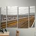 ArtWall Slow Curves by Mark Ross 4 Piece Photographic Print on Wrapped Canvas Set Canvas in White | 24 H x 36 W x 2 D in | Wayfair 0ros024i2436w