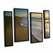 ArtWall Surf & Sand by Steve Ainsworth 4 Piece Framed Photographic Print Set Canvas in White | 24 H x 36 W x 2 D in | Wayfair 0ain098i2436f