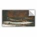 ArtWall Winslow Homer Hound & Hunter, 1892 Removable Wall Decal Vinyl in Black/Brown | 12 H x 24 W in | Wayfair 1hom010a1224p