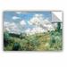 Charlton Home® Pierre Renoir The Gust Of Wind, 1872 Removable Wall Decal Vinyl in Blue/Green | 8 H x 12 W in | Wayfair