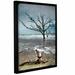 ArtWall Trees In Surf by Steve Ainsworth Framed Photographic Print on Wrapped Canvas in Blue/Gray | 8 H x 10 W x 2 D in | Wayfair 0ain041a0810f