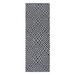 Black/White 30 x 0.25 in Area Rug - LOOMY Wowza Geometric Handmade Flatweave Indoor/Outdoor Area Rug Recycled P.E.T. | 30 W x 0.25 D in | Wayfair