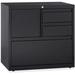 Lorell Fortress 3-Drawer Lateral Filing Cabinet Metal/Steel in Black | 28 H x 30 W x 18.6 D in | Wayfair 60933