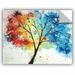 Wade Logan® Alfordsville Rainbow Tree IV Removable Wall Decal Vinyl in Blue/Red/Yellow | 8 H x 10 W in | Wayfair B5A5E16AA1D14FEDACF6D3FF5244716B