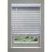 Linen Avenue Custom Cordless Outside Mount Faux Wood Room Darkening White Horizontal/Venetian Blind Metal in White/Black | 35",40" | Wayfair