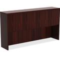 Lorell Chateau Laminate Desk Shell Wood in Brown | 36.5 H x 66.1 W x 14.8 D in | Wayfair LLR34320