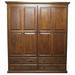 Loon Peak® Larkin 4 Drawer Combo Dresser Wood in Brown | 72 H x 60 W x 21 D in | Wayfair 1283FECA0F1F418EAB85E060202FC31A