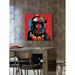 Marmont Hill 'Astro Ii' by Josh Ruggs Painting Print on Wrapped Canvas in Black/Blue/Red | 18 H x 18 W x 1.5 D in | Wayfair MH-JRUG-52500-C-18