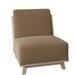 Lounge Chair - Maria Yee Conway 71.12Cm Wide Lounge Chair, Wood in White/Brown | 31 H x 28 W x 32 D in | Wayfair 265-108643164FE7