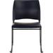 National Public Seating 8700 Series Armless Stackable Chair Vinyl/Metal in Blue | 30.75 H x 20 W x 19.25 D in | Wayfair 8704-10-04