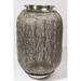 Northlight Seasonal Beach Day Contemporary Chic Extra Large Wire Woven Hurricane Pillar Candle Holder in Gray | 16.75 H x 10 W x 10 D in | Wayfair