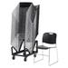 National Public Seating Armless NPS 8500 Series Ultra-Compact Stackable Chair Metal in Black | 31 H x 19.75 W x 22 D in | Wayfair 8510/32-DY85/1