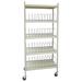 Omnimed Standard 40 Cap Vertical Chart File Cart Metal in Brown | 70.75 H x 34.5 W x 17 D in | Wayfair 260004-BG