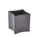 Orren Ellis Tabron Folded Leather Pencil Cup Wood in Black | 4.25 H x 4 W x 4 D in | Wayfair OREL6090 41161172