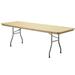 PRE Sales Rhino Rectangular Folding Table Plastic/Resin in Brown | 30 H x 72 W x 30 D in | Wayfair 3614