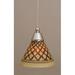 Red Barrel Studio® 1-Light Cord Mini Pendant, Glass in Gray | 7 H x 7 W x 7 D in | Wayfair 9022E22499294801887EB73236156111