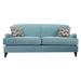 Poshbin Charles of London 83" Sofa w/ Reversible Cushions Polyester/Cotton in Black | 36 H x 83 W x 39 D in | Wayfair 1016-LOLBLK-MAH
