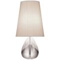 Jonathan Adler Claridge Teardrop 20" Table Lamp Crystal in Gray | 20 H x 9.75 W x 9.75 D in | Wayfair 676