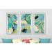 Red Barrel Studio® Fresh Teal Flowers III - Painting Print Multi-Piece Image Plastic/Acrylic in Blue/Green | 25.5 H x 40.5 W x 1 D in | Wayfair
