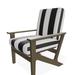 Telescope Casual Wexler Patio Chair w/ Cushions Plastic in Gray/Black/Brown | 38 H x 29.5 W x 31 D in | Wayfair 5W7J97101