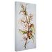 Trademark Fine Art 'Coffee Flowers' by Wendra Painting Print on Wrapped Canvas in White | 19 H x 10 W x 2 D in | Wayfair WL035-C1019GG