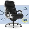 Serta at Home Serta Lautner Ergonomic Executive & Mesh Office Chair w/ Smart Layers Technology Upholstered in Black/Brown | Wayfair 44942