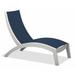 Telescope Casual Dune Chaise Lounge Plastic in White | 39.75 H x 25.5 W x 53 D in | Outdoor Furniture | Wayfair 9N8695001