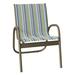 Latitude Run® Gardenella Stacking Patio Dining Armchair Sling | 34 H x 24 W x 28.5 D in | Wayfair 82C253C276614CBD9ECA76A8877693EB