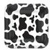 The Beistle Company Farm Cow Print Paper Dessert Plate in Black/White | 7" H x 7" W | Wayfair 58070