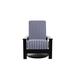 Telescope Casual Leeward Swivel Recliner Patio Chair w/ Cushions Plastic in Black | 39 H x 33 W x 35 D in | Wayfair 869813601