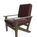 Telescope Casual Wexler Patio Chair w/ Cushions Plastic in Gray/Black/Brown | 38 H x 29.5 W x 31 D in | Wayfair 5W7J30A01