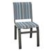 Red Barrel Studio® Hiraku Patio Dining Side Chair Sling in Gray | 35.5 H x 17.5 W x 25 D in | Wayfair 901D6924F4D943BB80B304FEC9A2B7F6