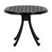 Summer Classics Provance Outdoor Chat Table Metal in Black | 18 H x 22 W x 22 D in | Wayfair 40622